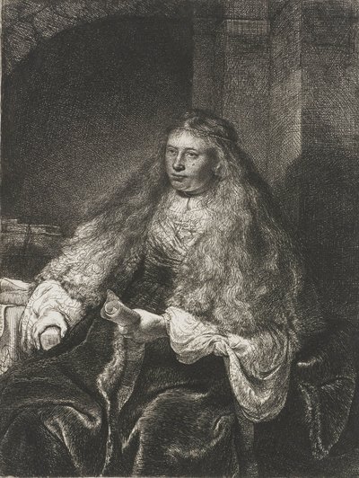 La gran novia judía, 1635 de Rembrandt van Rijn