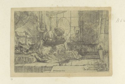 La Sagrada Familia con el Gato y la Serpiente de Rembrandt van Rijn