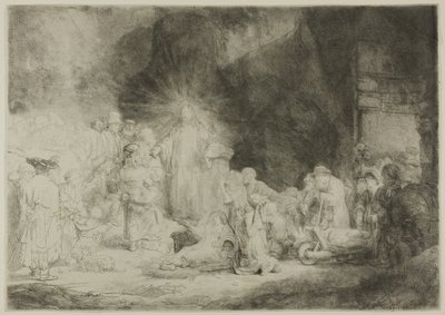 El grabado de los cien florines de Rembrandt van Rijn