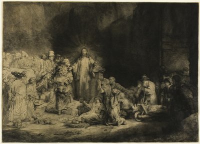 El grabado de los cien florines de Rembrandt van Rijn