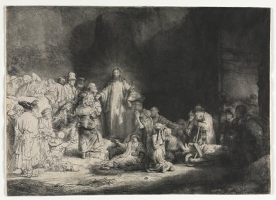 El grabado de los cien florines de Rembrandt van Rijn