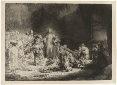 La estampa de los cien florines de Rembrandt van Rijn