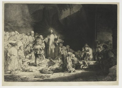 La estampa de los cien florines de Rembrandt van Rijn