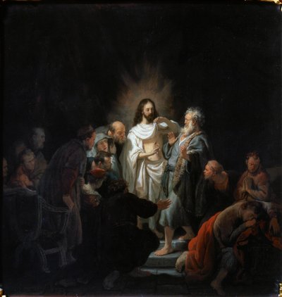La incredulidad de Santo Tomás, 1634 de Rembrandt van Rijn