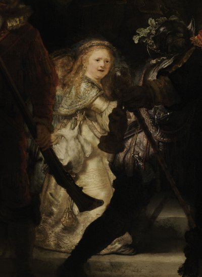 La ronda nocturna (detalle), 1642 de Rembrandt van Rijn