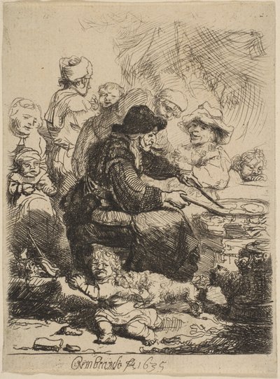 La mujer de los panqueques de Rembrandt van Rijn