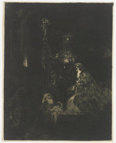 La presentación en el templo
La presentación en el templo de forma oscura de Rembrandt van Rijn
