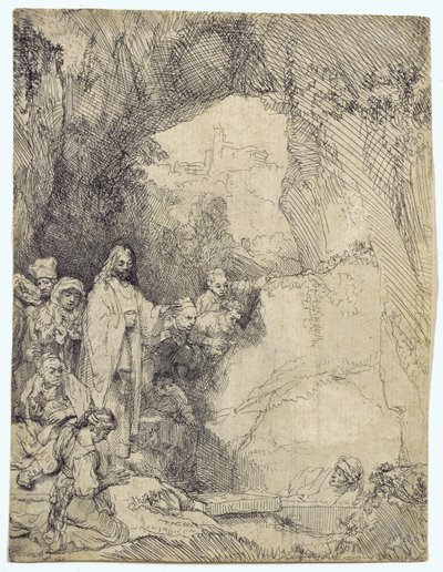 La resurrección de Lázaro de Rembrandt van Rijn