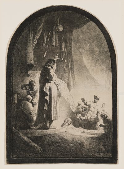 La resurrección de Lázaro de Rembrandt van Rijn