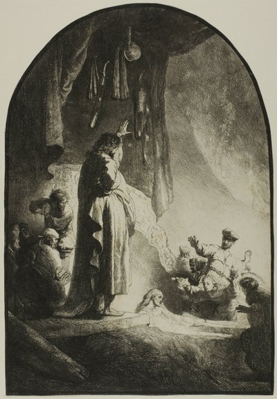 La resurrección de Lázaro: La placa más grande de Rembrandt van Rijn