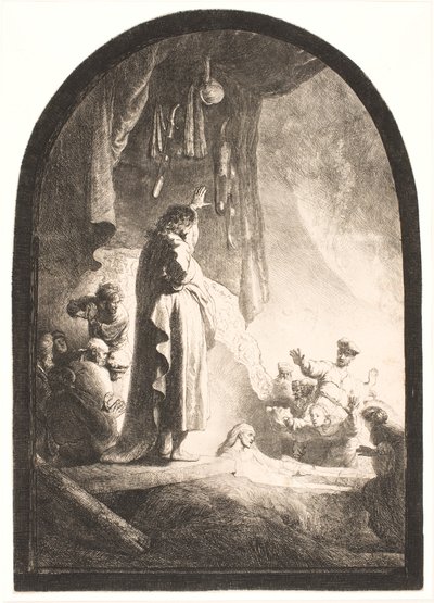 La Resurrección de Lázaro: la placa más grande de Rembrandt van Rijn
