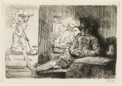 El jugador de Ringball de Rembrandt van Rijn