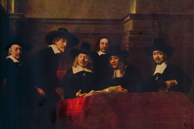 Los oficiales de muestreo, 1662, 1938 de Rembrandt van Rijn