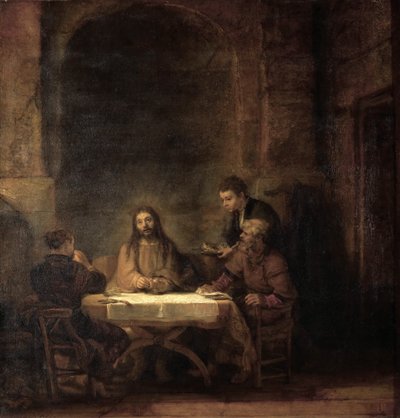 La Cena en Emaús de Rembrandt van Rijn