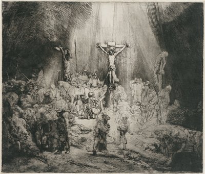 Las Tres Cruces, c. 1653 de Rembrandt van Rijn