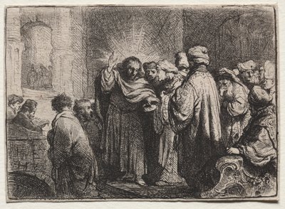 El Dinero del Tributo de Rembrandt van Rijn