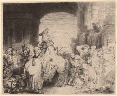 El Triunfo de Mardoqueo de Rembrandt van Rijn