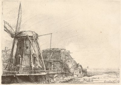 El Molino de Viento de Rembrandt van Rijn