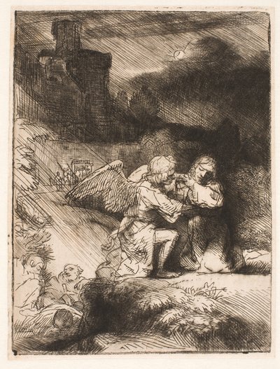 La agonía en el huerto de Rembrandt van Rijn