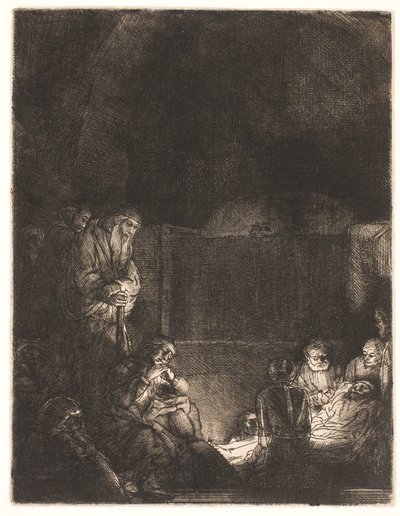 El entierro de Rembrandt van Rijn