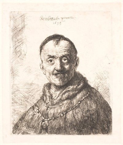 La primera cabeza oriental (¿el padre de Rembrandt?) de Rembrandt van Rijn