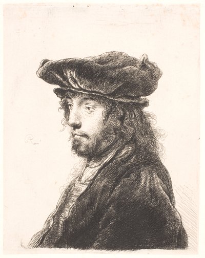La cuarta cabeza oriental de Rembrandt van Rijn