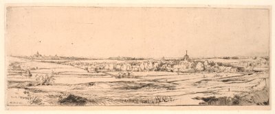 El campo del pesador de oro de Rembrandt van Rijn