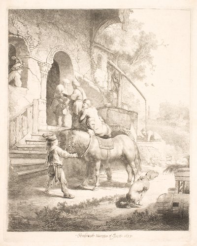 El buen samaritano de Rembrandt van Rijn