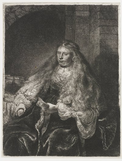 La gran novia judía de Rembrandt van Rijn