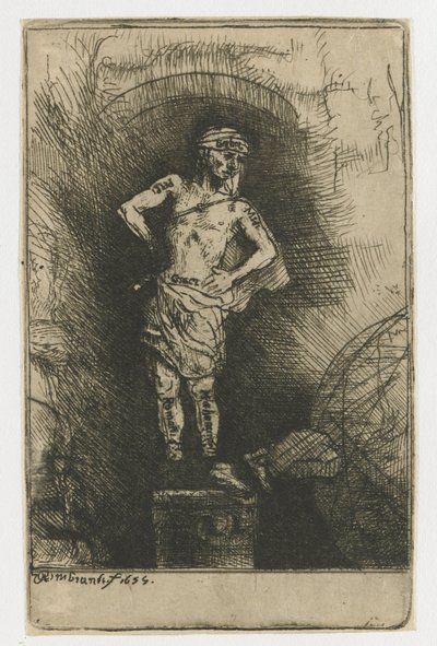 La imagen vista por Nabucodonosor de Rembrandt van Rijn