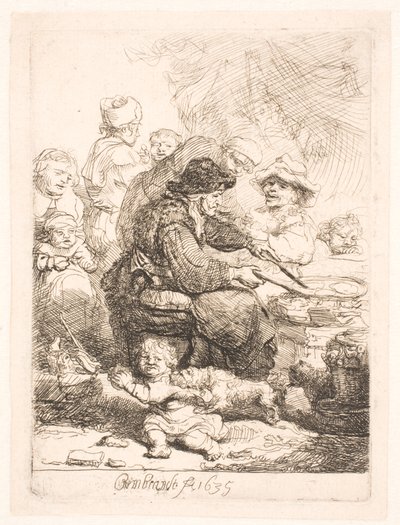 La mujer de los panqueques de Rembrandt van Rijn