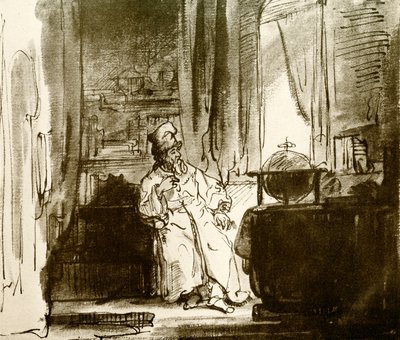 El filósofo de Rembrandt van Rijn