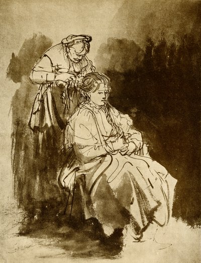 El tocador de Rembrandt van Rijn