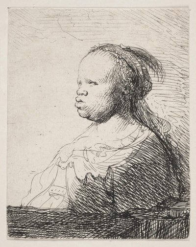 El blanco negro de Rembrandt van Rijn