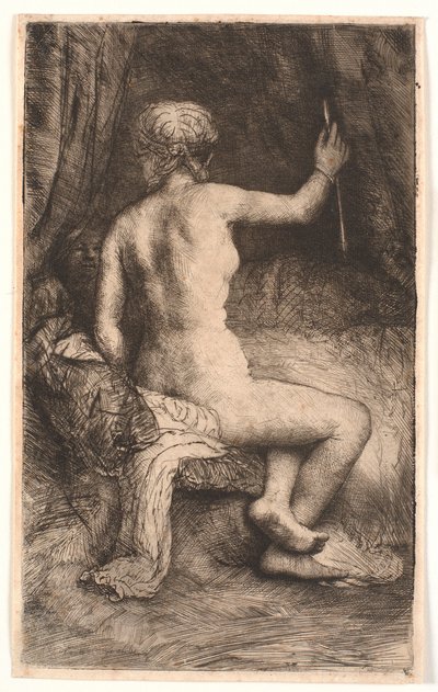 La mujer con la flecha de Rembrandt van Rijn