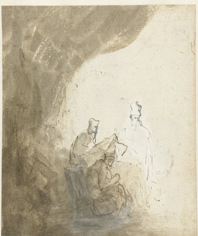tres escribas de Rembrandt van Rijn