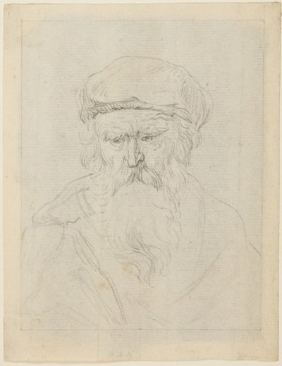 Anciano atrabiliario de Rembrandt van Rijn
