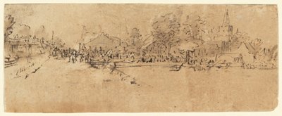 Vista de Diemen de Rembrandt van Rijn