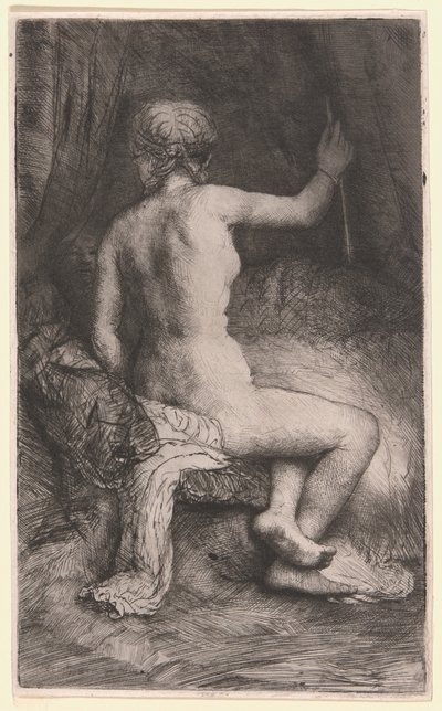 Mujer con la Flecha de Rembrandt van Rijn