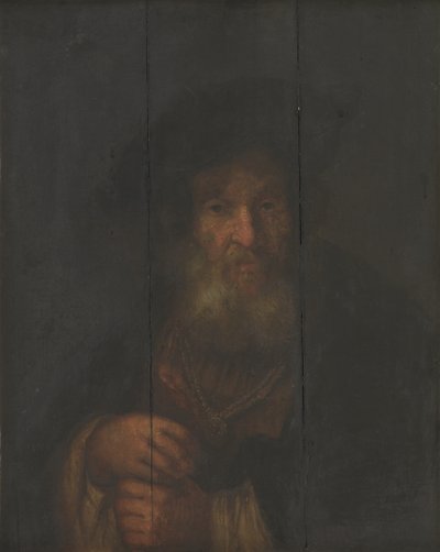 Retrato de un viejo judío de Rembrandts skole