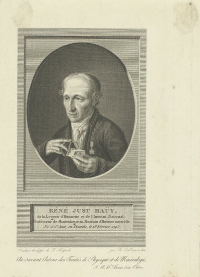 Retrato de René-Just Haüy 1743-1822, 1804 de Remi Henri Joseph Delvaux