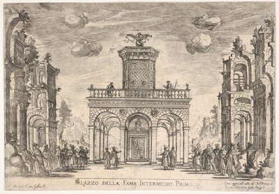 Primer interludio: palacio de la fama Intermedio sesto: palazzo della fama, de la serie 