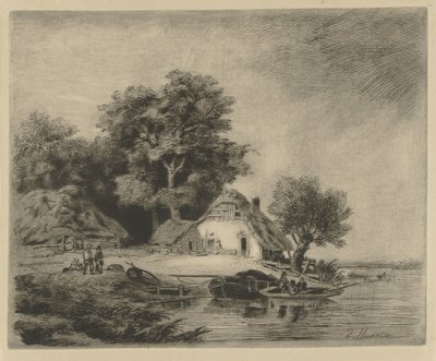 Granja en el agua de Remigius Adrianus Haanen