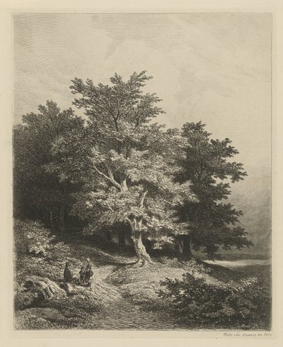Cifras en un borde del bosque de Remigius Adrianus Haanen
