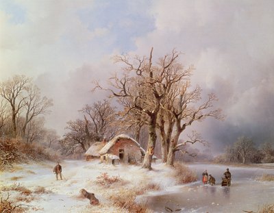Paisaje de invierno de Remigius Adrianus Haanen