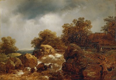 paisaje rocoso de Remigius Adrianus van Haanen