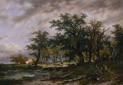 Gran paisaje holandés de Remigius Adrianus van Haanen