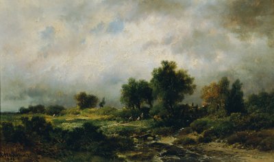 paisaje de verano de Remigius Adrianus van Haanen