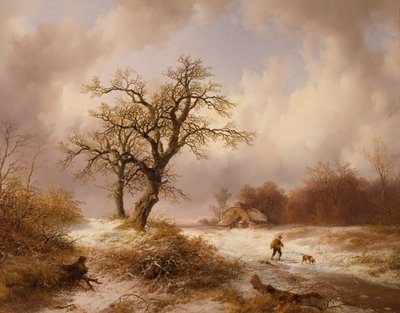 paisaje de invierno de Remigius Adrianus van Haanen