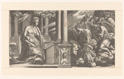 Anunciación de René Boyvin (rejected attribution)